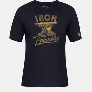 U.A  PROJECT ROCK Men's Iron Paradise T-shirt